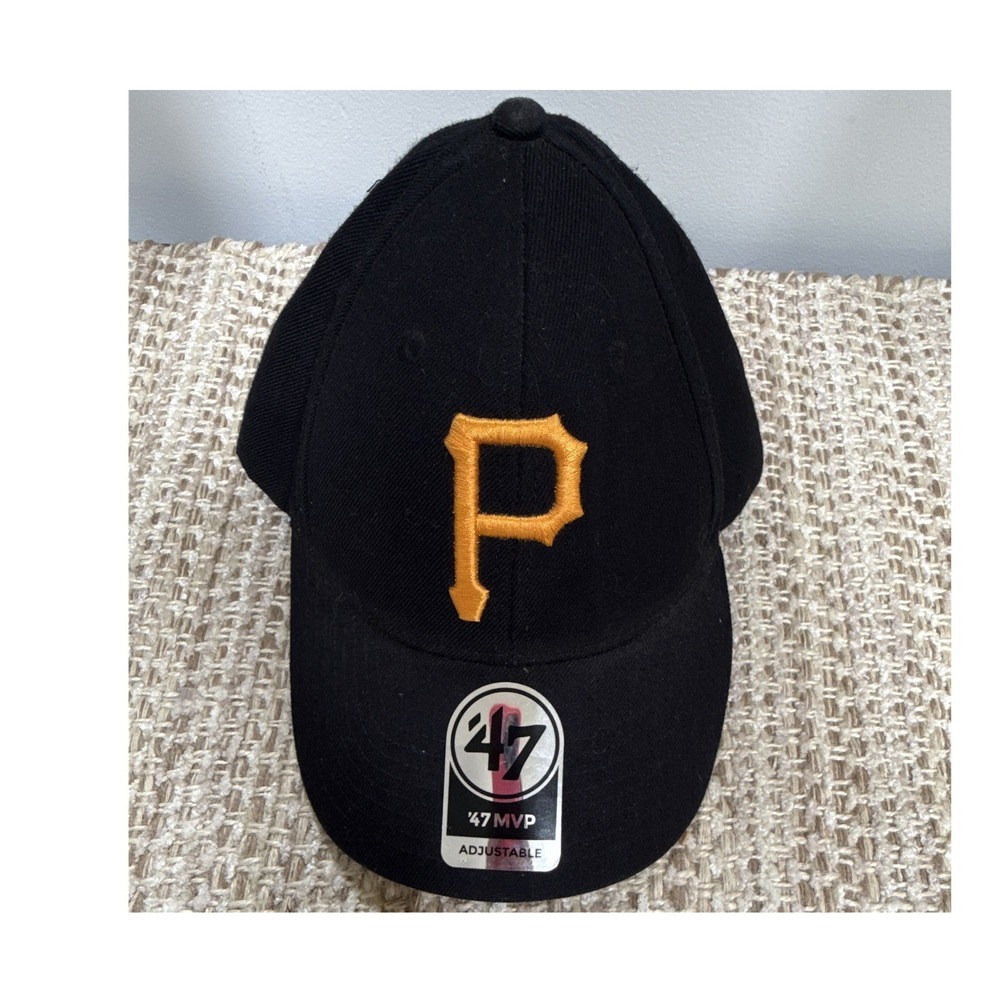'47 Pittsburgh Pirates MLB Black/Gold Adjustable Cap Hat One Size